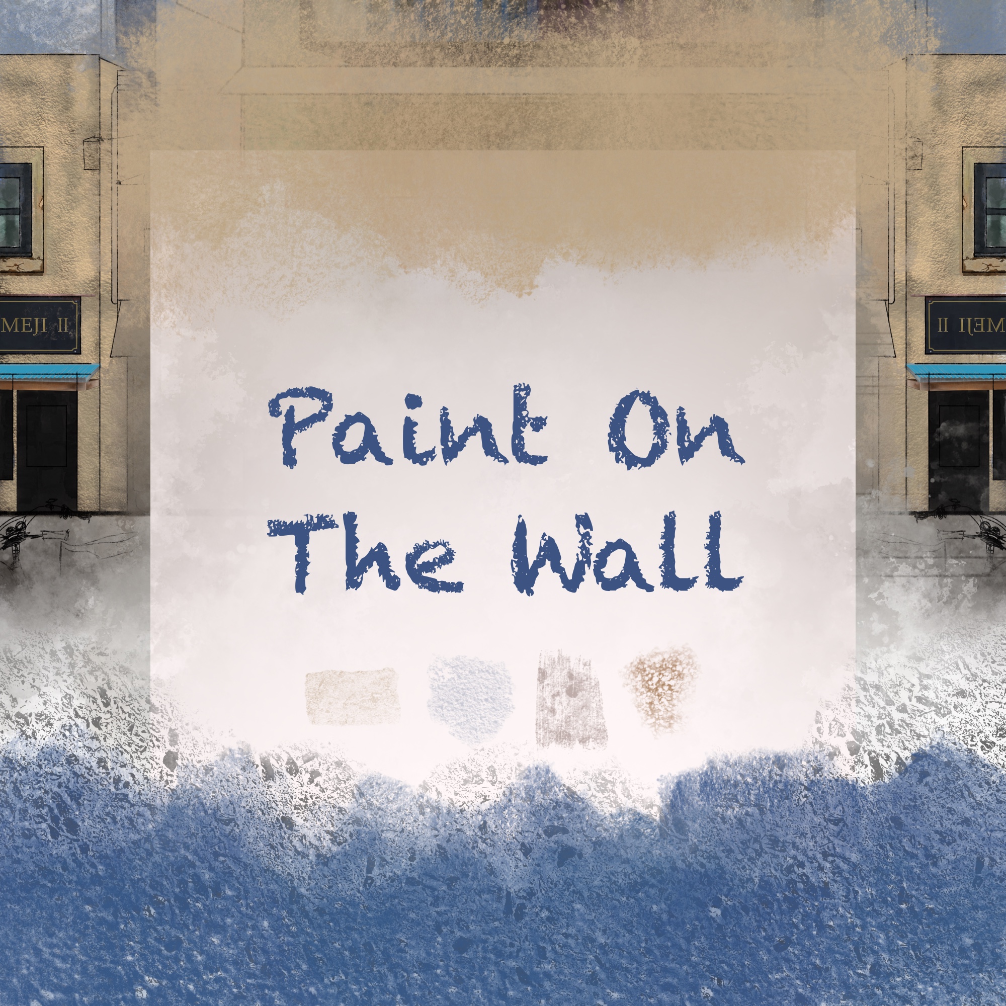 advertisment for Paint On The Wall Procreate brushes