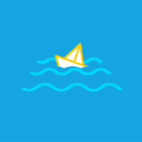 boat on a water rocking