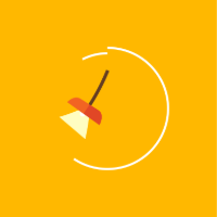 a table morphing into a closet then into a lamp yellow background